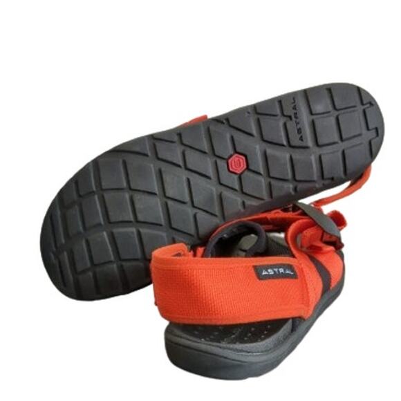 Astral Mens PFD Sandal for Rafting Water Paddling and SUP Fire-Orange-9-NWT-S163